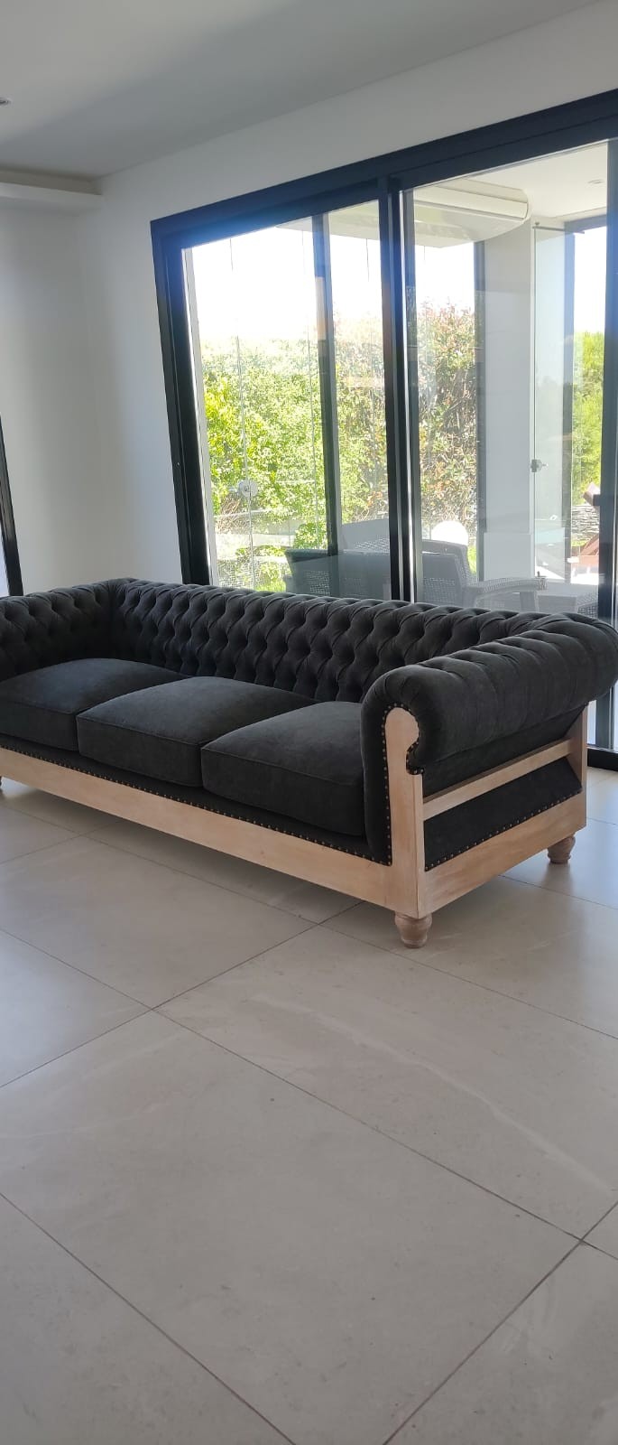 Sillón Chesterfield (Esqueleto a la vista)
